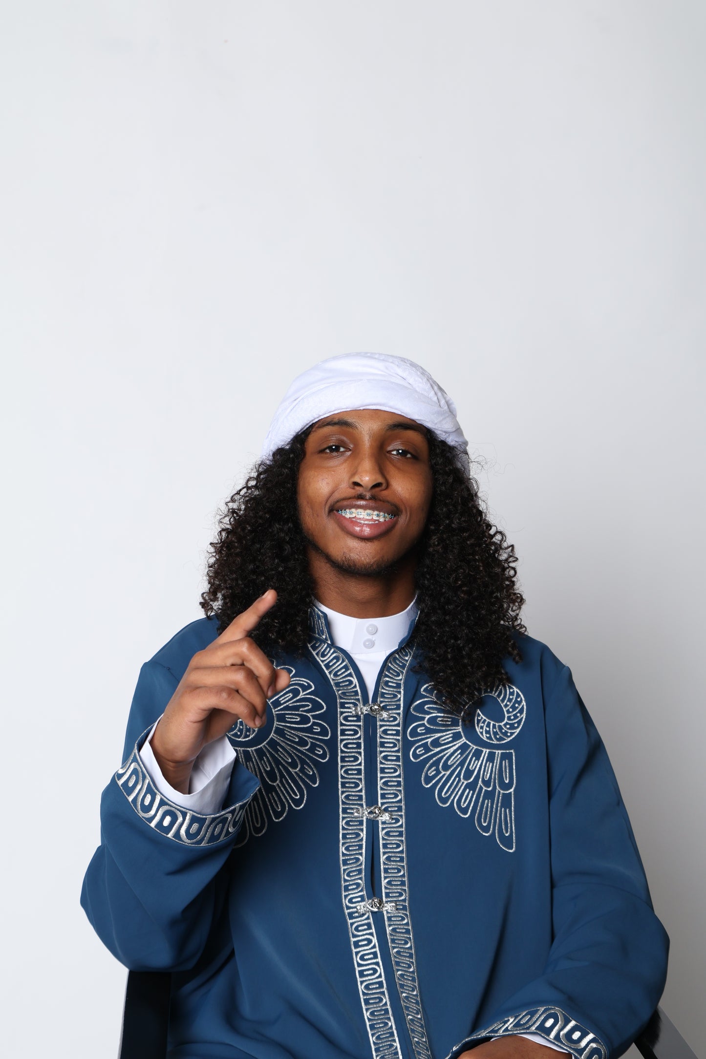 Deep Blue/Silver Somali Jouke
