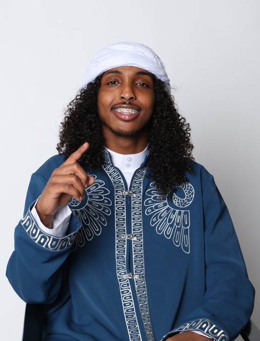 Deep Blue/Silver Somali Jouke